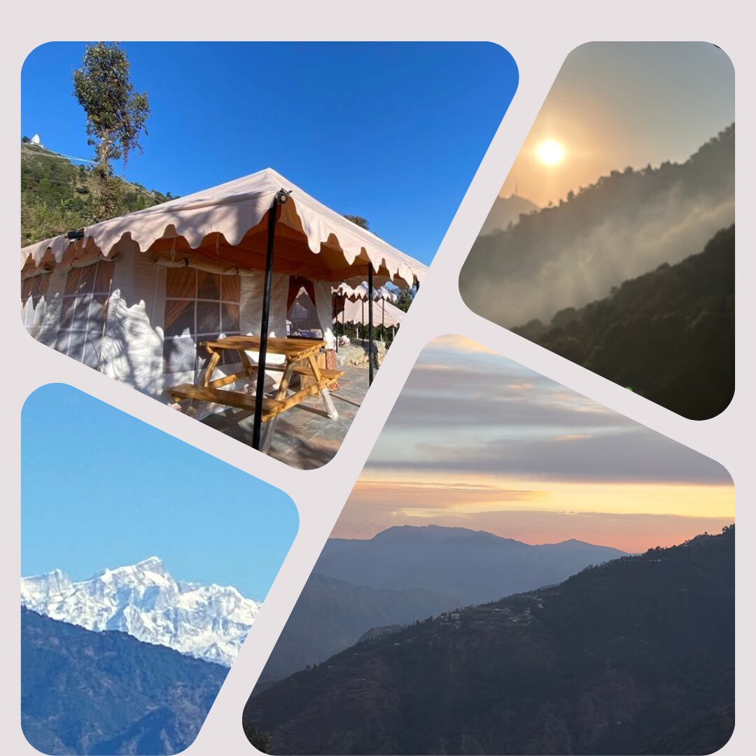Discover Ananta Prana, the most luxurious glamping resort nestled in the serene Himalayan foothills. Just 3 km from Mussoorie Mall Road and close to Dehradun, our eco-luxury retreat offers breathtaking mountain views, Swiss tents, organic dining, and unforgettable adventure activities. Perfect for couples, families, solo travelers, and pet owners, Ananta Prana blends five-star comfort with raw nature. Enjoy bonfire nights, guided treks, sunrise views of Kedarnath & Gangotri peaks, and more. Whether it’s a romantic escape, family vacation, or a peaceful digital detox, Ananta Prana is your ideal mountain getaway. Why Choose Us? • Luxury Glamping & Camping in Mussoorie • Couple-Friendly & Pet-Friendly Stays • Farm-to-Table Dining • Adventure Activities: Trekking. • Near Kempty Falls, Lal Tibba, Camel’s Back Road • Best Price Guarantee on Direct Bookings Book now and experience the best view resort in Mussoorie & Dehradun.