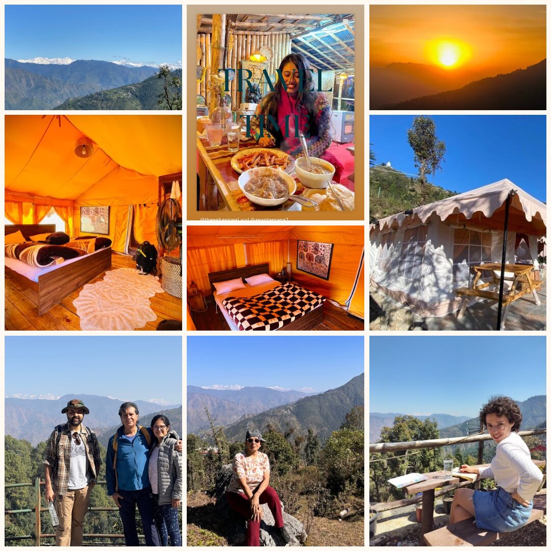 Discover Ananta Prana, the most luxurious glamping resort nestled in the serene Himalayan foothills. Just 3 km from Mussoorie Mall Road and close to Dehradun, our eco-luxury retreat offers breathtaking mountain views, Swiss tents, organic dining, and unforgettable adventure activities. Perfect for couples, families, solo travelers, and pet owners, Ananta Prana blends five-star comfort with raw nature. Enjoy bonfire nights, guided treks, sunrise views of Kedarnath & Gangotri peaks, and more. Whether it’s a romantic escape, family vacation, or a peaceful digital detox, Ananta Prana is your ideal mountain getaway. Why Choose Us? • Luxury Glamping & Camping in Mussoorie • Couple-Friendly & Pet-Friendly Stays • Farm-to-Table Dining • Adventure Activities: Trekking. • Near Kempty Falls, Lal Tibba, Camel’s Back Road • Best Price Guarantee on Direct Bookings Book now and experience the best view resort in Mussoorie & Dehradun.