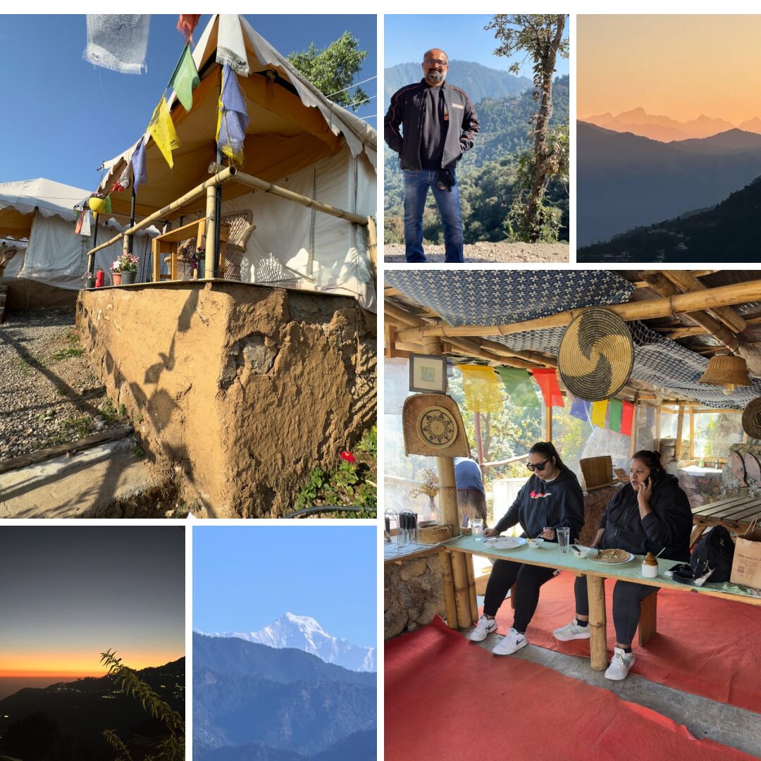Discover Ananta Prana, the most luxurious glamping resort nestled in the serene Himalayan foothills. Just 3 km from Mussoorie Mall Road and close to Dehradun, our eco-luxury retreat offers breathtaking mountain views, Swiss tents, organic dining, and unforgettable adventure activities. Perfect for couples, families, solo travelers, and pet owners, Ananta Prana blends five-star comfort with raw nature. Enjoy bonfire nights, guided treks, sunrise views of Kedarnath & Gangotri peaks, and more. Whether it’s a romantic escape, family vacation, or a peaceful digital detox, Ananta Prana is your ideal mountain getaway. Why Choose Us? • Luxury Glamping & Camping in Mussoorie • Couple-Friendly & Pet-Friendly Stays • Farm-to-Table Dining • Adventure Activities: Trekking. • Near Kempty Falls, Lal Tibba, Camel’s Back Road • Best Price Guarantee on Direct Bookings Book now and experience the best view resort in Mussoorie & Dehradun.