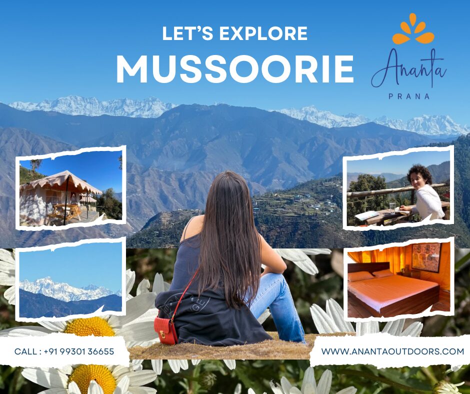 Discover Ananta Prana, the most luxurious glamping resort nestled in the serene Himalayan foothills. Just 3 km from Mussoorie Mall Road and close to Dehradun, our eco-luxury retreat offers breathtaking mountain views, Swiss tents, organic dining, and unforgettable adventure activities. Perfect for couples, families, solo travelers, and pet owners, Ananta Prana blends five-star comfort with raw nature. Enjoy bonfire nights, guided treks, sunrise views of Kedarnath & Gangotri peaks, and more. Whether it’s a romantic escape, family vacation, or a peaceful digital detox, Ananta Prana is your ideal mountain getaway. Why Choose Us? • Luxury Glamping & Camping in Mussoorie • Couple-Friendly & Pet-Friendly Stays • Farm-to-Table Dining • Adventure Activities: Trekking. • Near Kempty Falls, Lal Tibba, Camel’s Back Road • Best Price Guarantee on Direct Bookings Book now and experience the best view resort in Mussoorie & Dehradun.