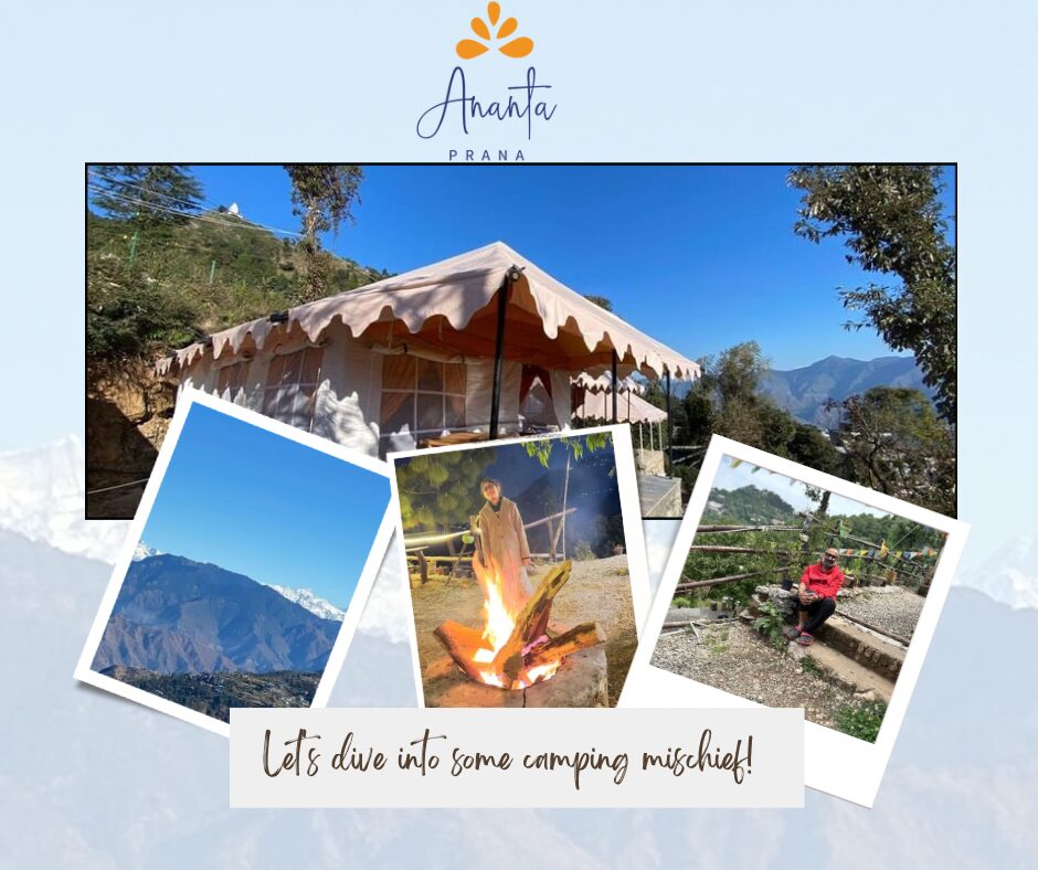 Discover Ananta Prana, the most luxurious glamping resort nestled in the serene Himalayan foothills. Just 3 km from Mussoorie Mall Road and close to Dehradun, our eco-luxury retreat offers breathtaking mountain views, Swiss tents, organic dining, and unforgettable adventure activities. Perfect for couples, families, solo travelers, and pet owners, Ananta Prana blends five-star comfort with raw nature. Enjoy bonfire nights, guided treks, sunrise views of Kedarnath & Gangotri peaks, and more. Whether it’s a romantic escape, family vacation, or a peaceful digital detox, Ananta Prana is your ideal mountain getaway. Why Choose Us? • Luxury Glamping & Camping in Mussoorie • Couple-Friendly & Pet-Friendly Stays • Farm-to-Table Dining • Adventure Activities: Trekking. • Near Kempty Falls, Lal Tibba, Camel’s Back Road • Best Price Guarantee on Direct Bookings Book now and experience the best view resort in Mussoorie & Dehradun.