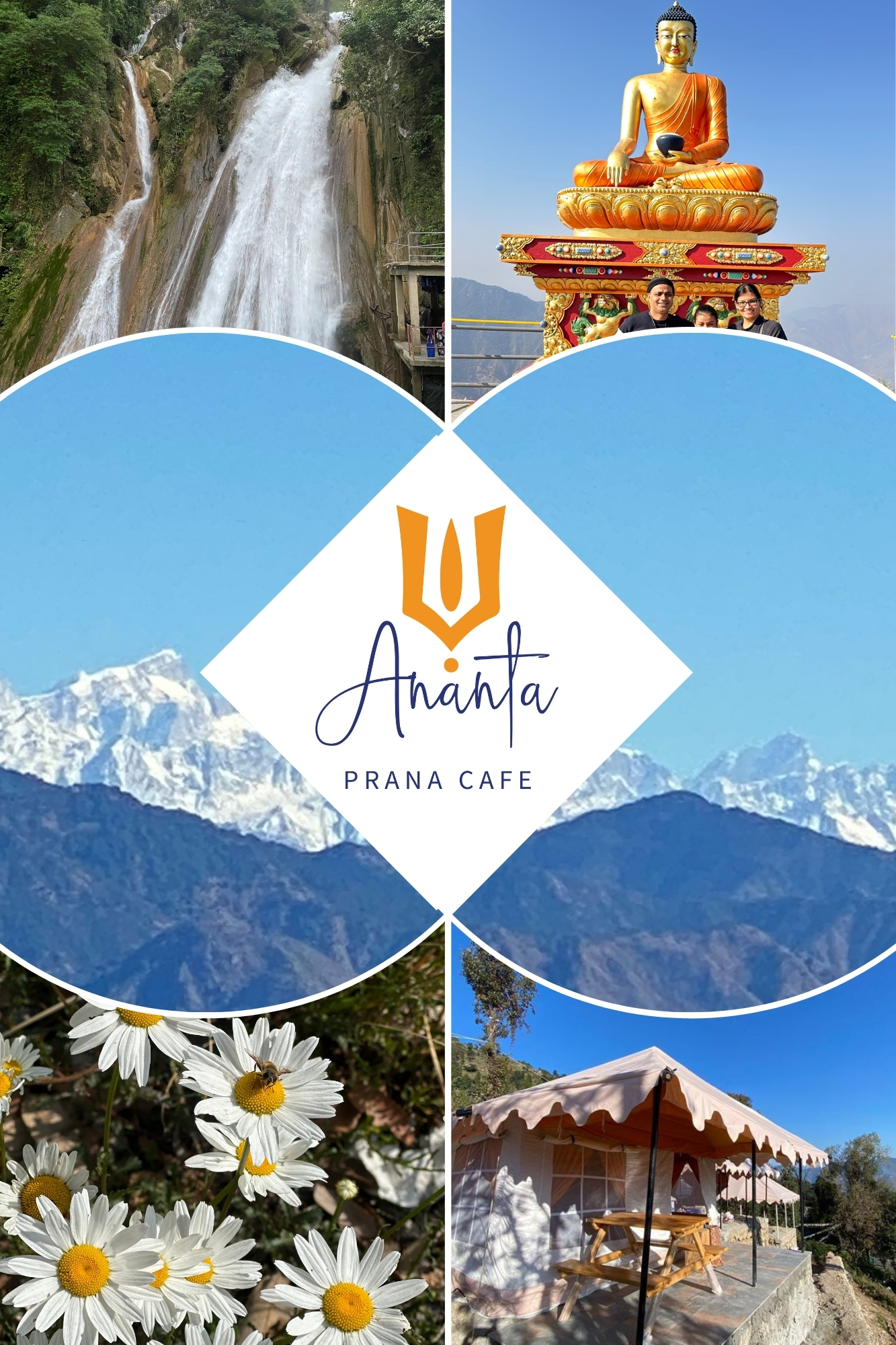 Discover Ananta Prana, the most luxurious glamping resort nestled in the serene Himalayan foothills. Just 3 km from Mussoorie Mall Road and close to Dehradun, our eco-luxury retreat offers breathtaking mountain views, Swiss tents, organic dining, and unforgettable adventure activities. Perfect for couples, families, solo travelers, and pet owners, Ananta Prana blends five-star comfort with raw nature. Enjoy bonfire nights, guided treks, sunrise views of Kedarnath & Gangotri peaks, and more. Whether it’s a romantic escape, family vacation, or a peaceful digital detox, Ananta Prana is your ideal mountain getaway. Why Choose Us? • Luxury Glamping & Camping in Mussoorie • Couple-Friendly & Pet-Friendly Stays • Farm-to-Table Dining • Adventure Activities: Trekking. • Near Kempty Falls, Lal Tibba, Camel’s Back Road • Best Price Guarantee on Direct Bookings Book now and experience the best view resort in Mussoorie & Dehradun.